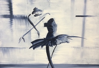 painting of woman dancing