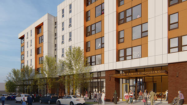 Yesler Family Housing rendering