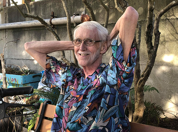 Robert Fuller seated