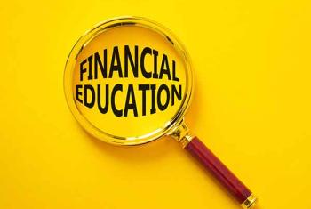 Financial education stock photo