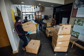 Meal delivery to Rainier Vista