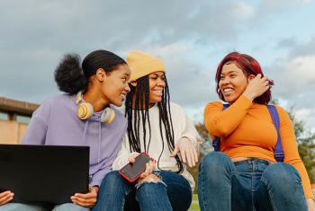 Teens stock image