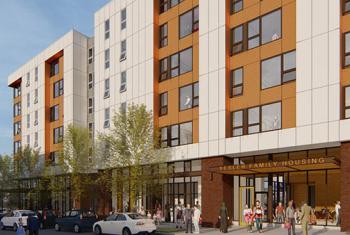 Yesler Family Housing rendering