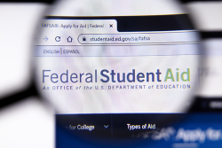 An image that says Federal Student Aid