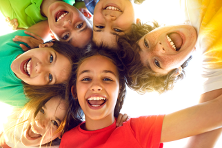 Stock image of kids