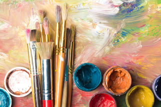 stock image of painting
