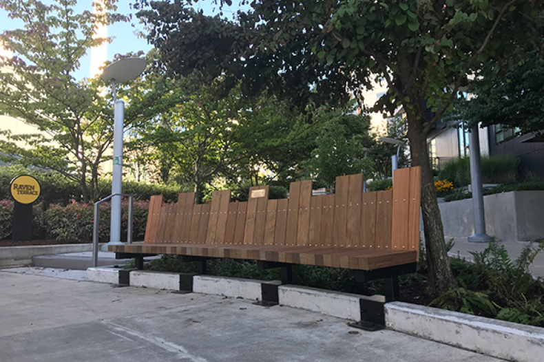 Memorial bench 