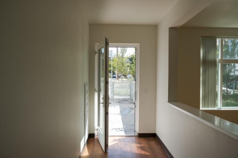 Interior of vacant apartment unit