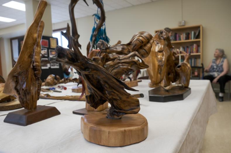 Wood sculptures