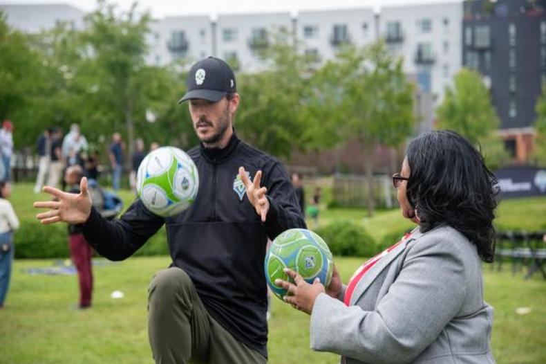 Image of Sounders FC Brand Ambassador Brad Evans