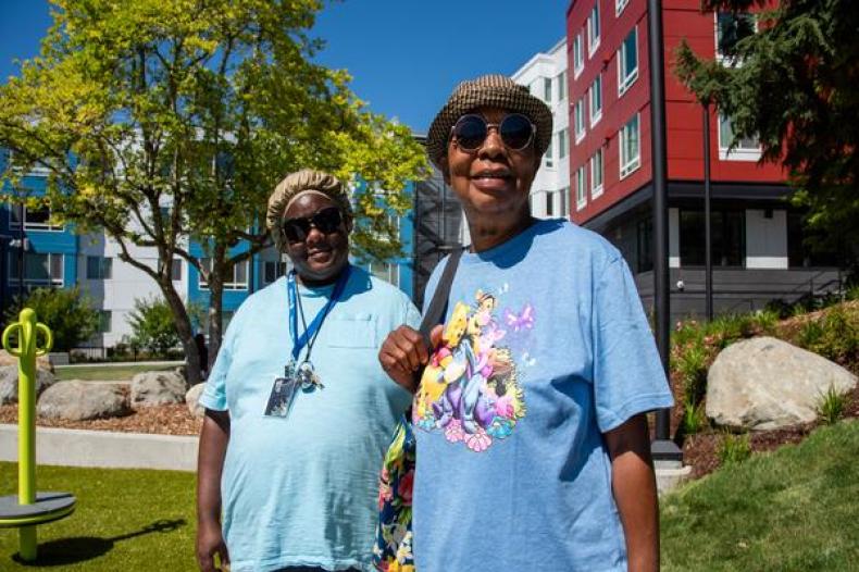 Salish Landing residents Briana, Theresa