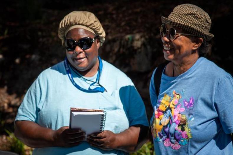 SHA residents Briana and Theresa