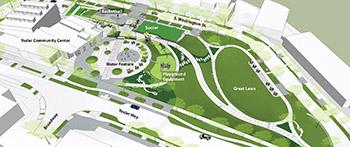 Rendering of Yesler Terrace Park
