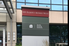 Seattle Housing Auhority sign