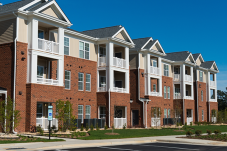 Stock image of apartment building
