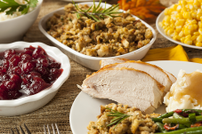 Thanksgiving holiday meal