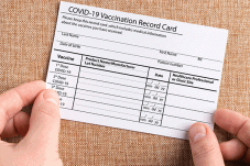 COVID-19 vaccine card