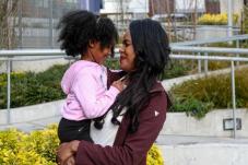 Mother and child at Yesler