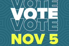 Vote on Nov 5 sign