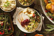 Thanksgiving holiday meal