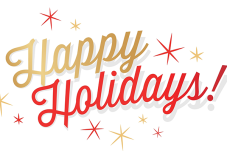 Happy Holiday sign