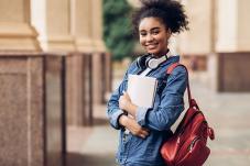 Girl at School