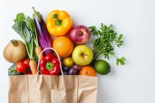 Groceries stock image