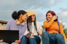 Teens stock image