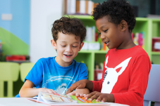 Kindergarten stock photo