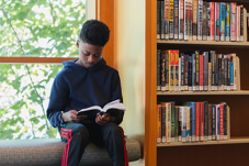 Young child reading