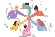 Neighbor stock image