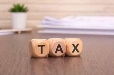 Tax season stock image