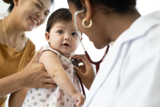Child at doctor 