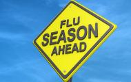 'Flu Season Ahead' sign