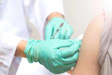 Injection in arm