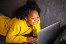 Girl on laptop