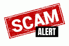 'Scam alert'