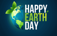 Graphic of Happy Earth Day