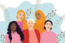 Stock image of Womens History Month