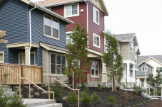Row of houses at Rainier Vista
