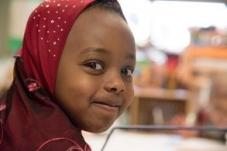Image of little girl smiling