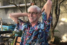 Robert Fuller seated