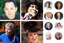 Collage of people's faces for Generations celebration honoring LBGTQ+ elders