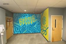 Mock-up design for NewHolly mural