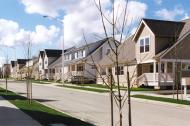 Row of houses in NewHolly community