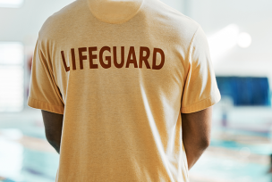Lifeguard stock photo
