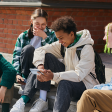 Group of teens