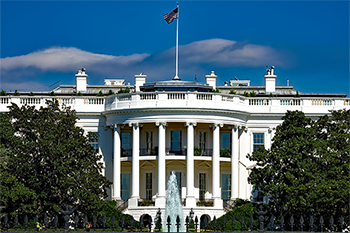 The White House building
