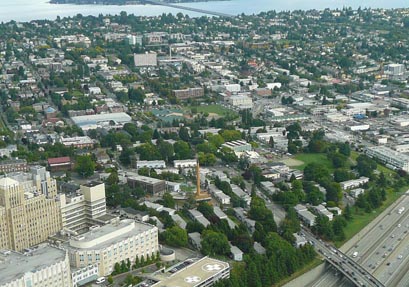 Aerial view of Yesler Terrace