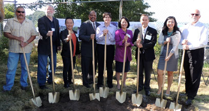 Hillclimb groundbreaking